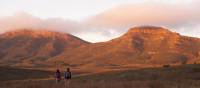 A stunning orange sunset at Wilpena Pound | Adam Bruzzone