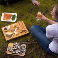 Picnic lunch on Bruny Island Walk