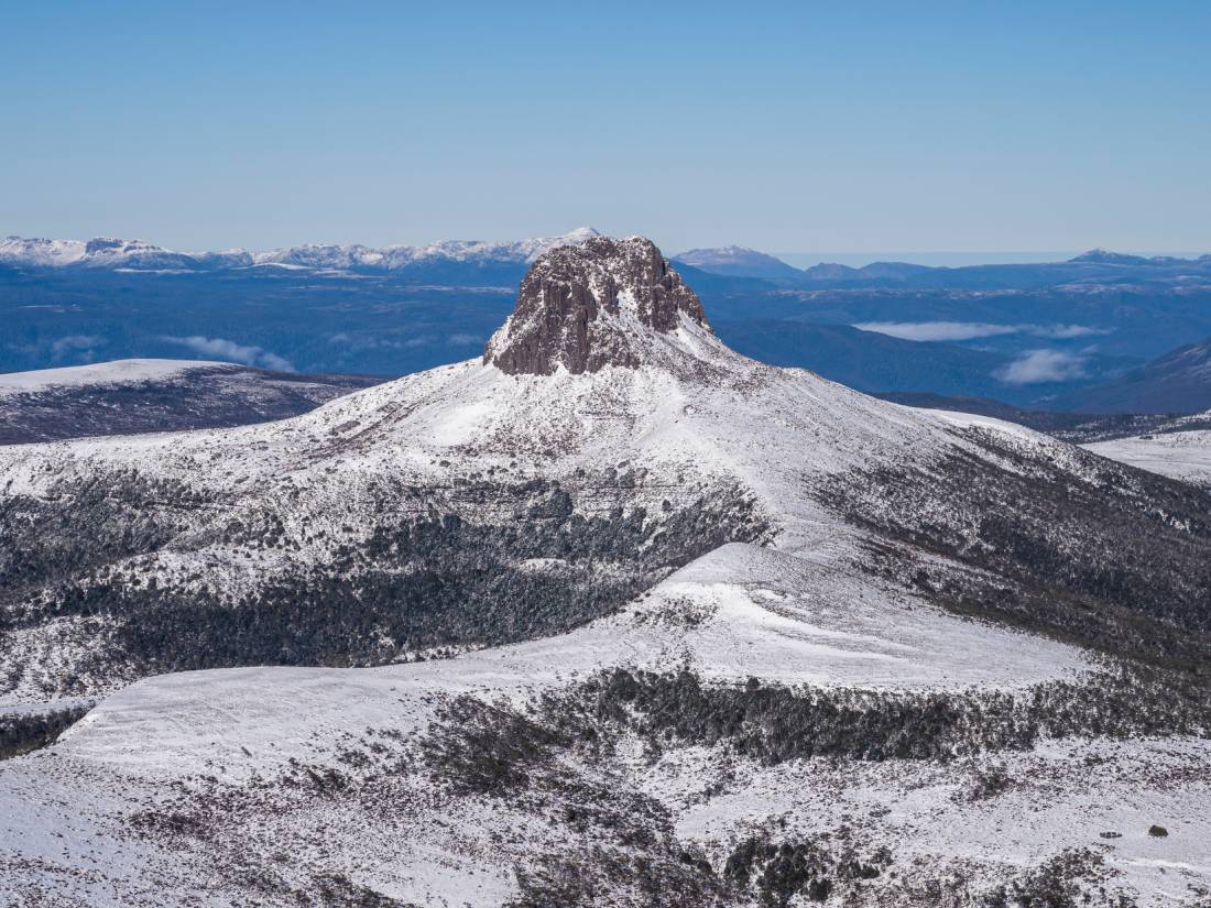 Barn Bluff in winter |  <i>Luke Tscharke</i>