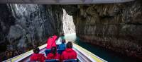 Cruise alongside some of Australia's highest sea cliffs and beneath towering crags | Tourism Tasmania & Joe Shemesh