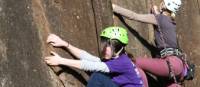 Rock climbing in Cataract Gorge, near Launceston