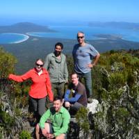 Group on Mt Maria, highest peak on Maria Island | Brian Dodson