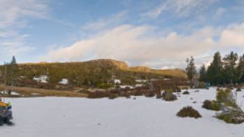 Winter in the World Heritage sub-alpine wilderness