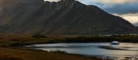 Expedition Vessel Odalisque III moored under Mt Rugby | Tim Grey