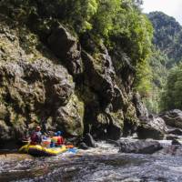 Rafting through the World Heritage wilderness along the Franklin River | Justin Walker/Outside Media