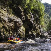 Rafting through the World Heritage wilderness along the Franklin River | Justin Walker/Outside Media