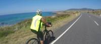 Cycling towards Bicheno on the East Coast of Tasmania | Brad Atwal