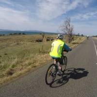 Cycling towards Triabunna along the east coast | Brad Atwal