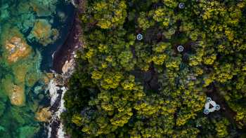 Our Flinders Island Eco-Comfort Camp is in a secluded setting with beach access | Lachlan Gardiner