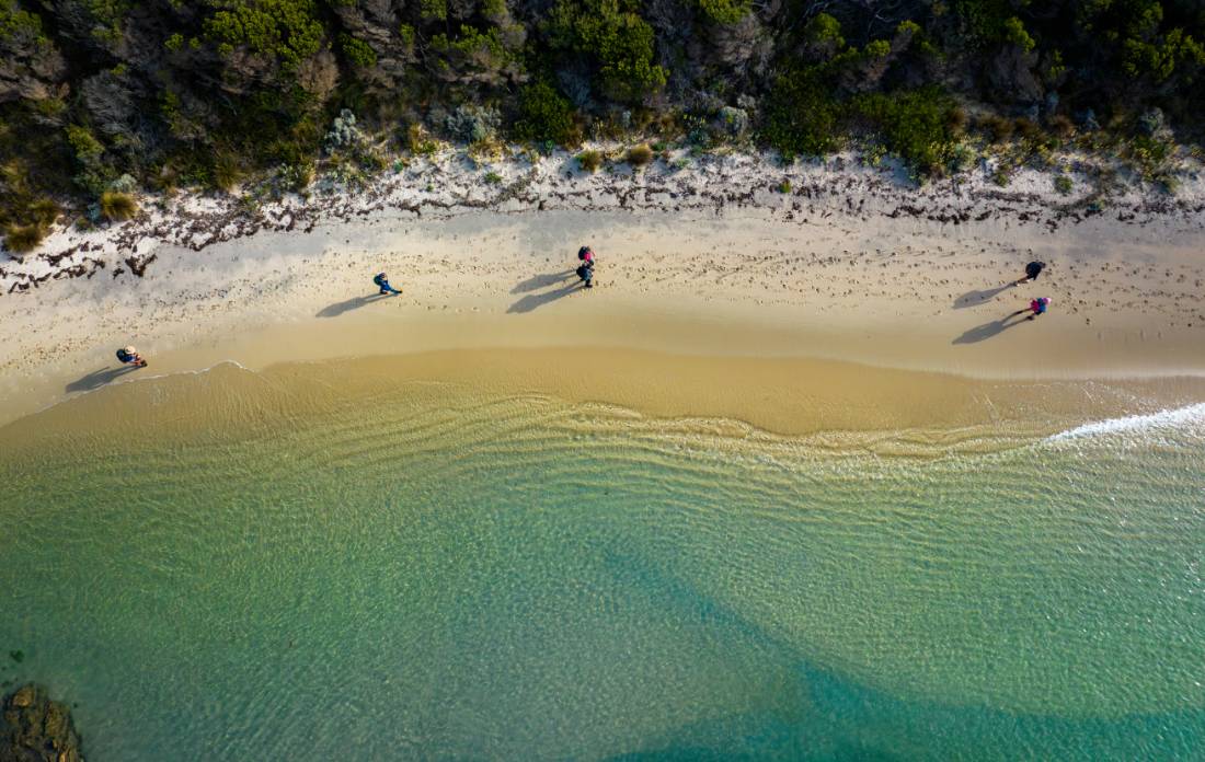 Explore Flinders Island's pristine and empty beaches on foot |  <i>Lachlan Gardiner</i>