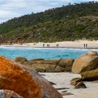 Discover unique granite formations when hiking the Flinders Island coastline | Lachlan Gardiner