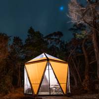 Relax under the stars at our Flinders Island Eco-Comfort Camps |  <i>Lachlan Gardiner</i>