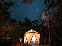 Relax under the stars at our Flinders Island Eco-Comfort Camps |  <i>Lachlan Gardiner</i>