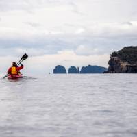 Kayak along the Three Capes for a different perspective of this beautiful part of Tasmania