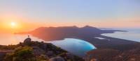 Vibrant sunrise at Wineglass Bay |  <i>Daniel Tran</i>