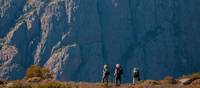 Trekkers in the Walls of Jerusalem National Park walking towards Mt Jerusalem | Don Fuchs