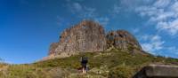 Hiking up the stairs towards Dolerite Peak in Walls of Jerusalem National Park | Benny Plunkett