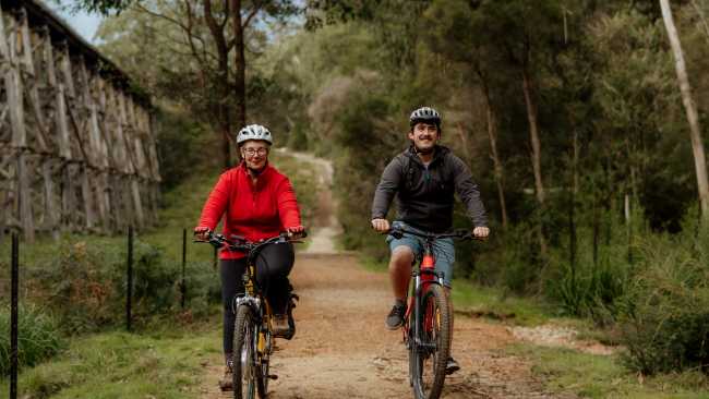 Enjoy cycling in Gippsland & the Snowy River National Park