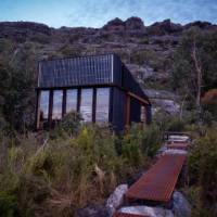 Enjoy the comforts of a hut right from the trail