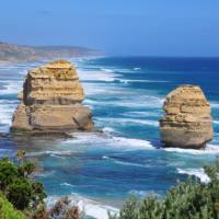 The Great Ocean Walk includes spectacular coastal scenery such as the Twevle Apostles