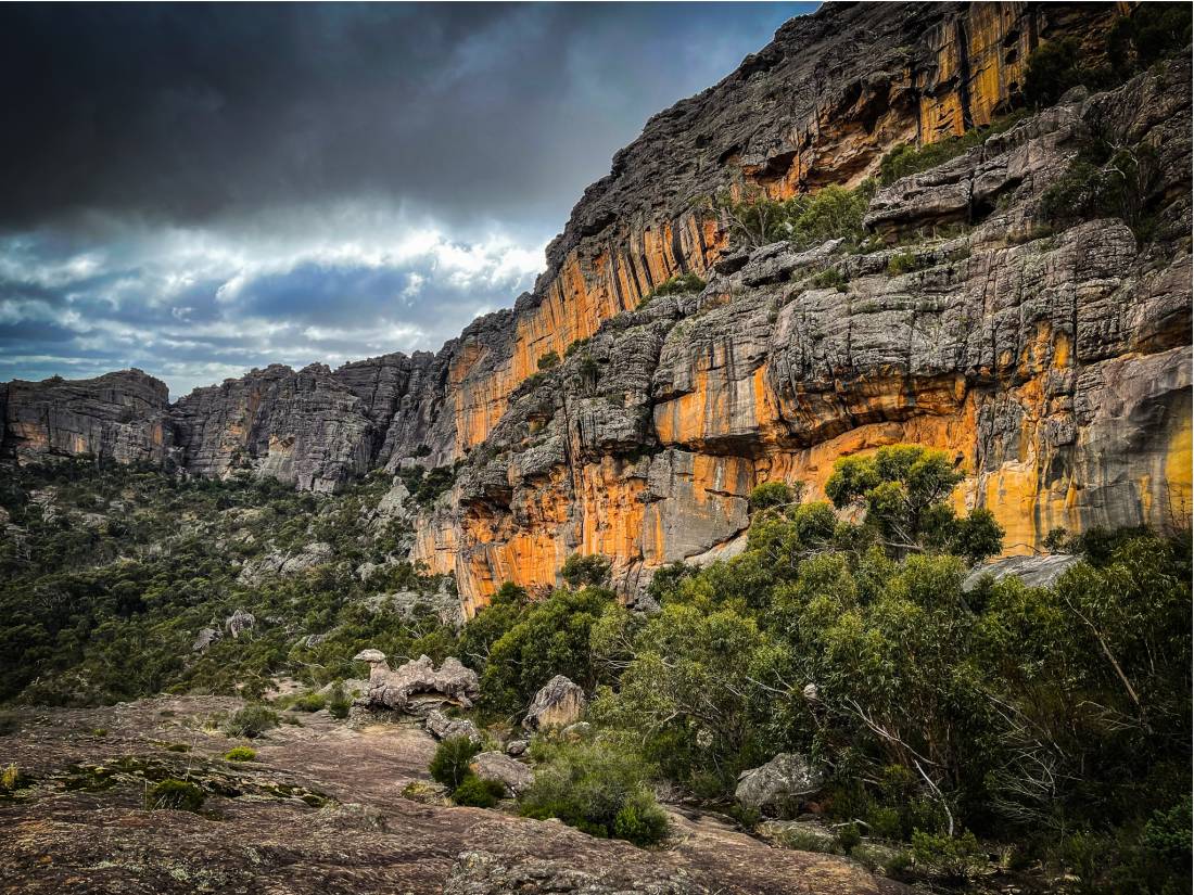 Some of the amazing geology along the trail