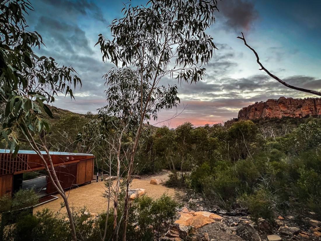 Sunset at camp