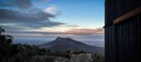 Watching the sunset over one of the Grampians many peaks