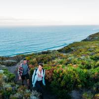Coastal views walking near Contos Beach