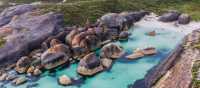 Standing in Elephant Cove in William Bay National Park is a special experience | Tourism Western Australia