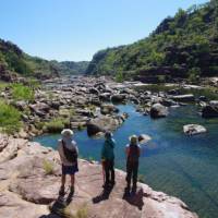 Admiring the fresh water streams of the Kimberleys coastal region, Western Australia | Tim Macartney-Snape