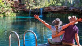 Time for a cooling dip at Jubura (Fern Pool) | Tourism Western Australia