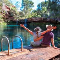 Time for a cooling dip at Jubura (Fern Pool) | Tourism Western Australia
