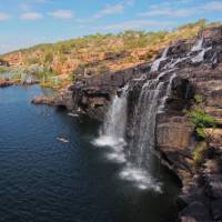 Spectacular waterfalls in the Kimberley region