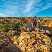 The Ningaloo Reef has more to offer then just stunning beaches, enjoy inland walks in the Cape Range National Park such as Yardie Creek | Tourism Western Australia