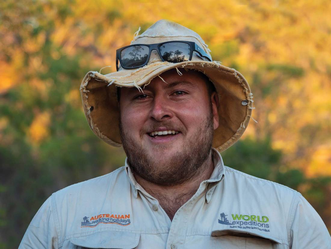 Our guide Ashton Sayer in Kakadu National Park |  <i>Peter Walton</i>