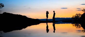 Gunlom Plunge Pool at sunset | Andrew Thomasson