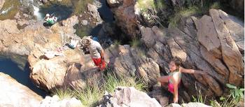 Rock scrambling in Kakadu National Park | Kate Baker