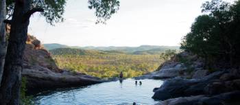 Hanging out at Gunlom Plunge Pool | Nicholas Gouldhurst