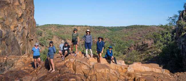 Taking a break to admire the vistas along the Jatbula Trail | Oliver Risi