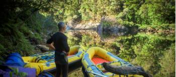 Rafter looking out over the Franklin River | Glenn Walker