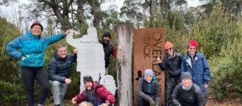 Hikers on the Overland Track